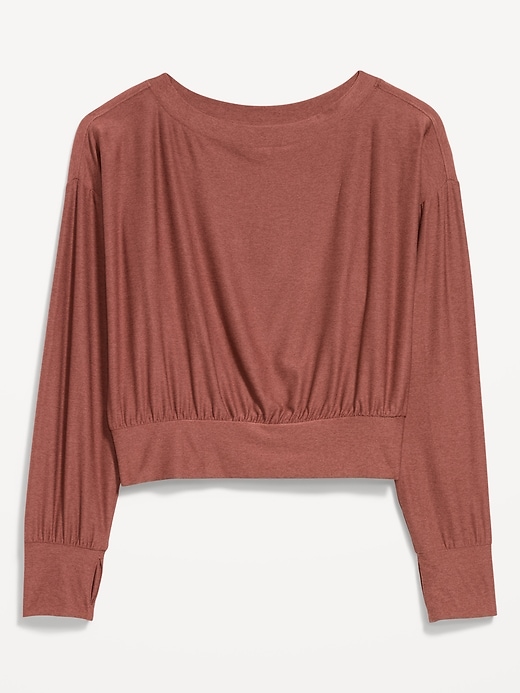 Image number 1 showing, CloudMotion Boat-Neck Top