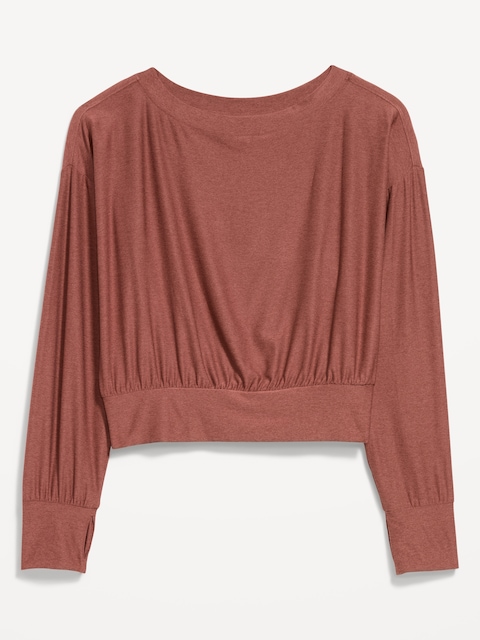 CloudMotion Boat-Neck Top