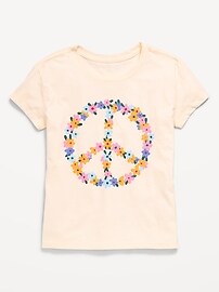 Image number 1 showing, Short-Sleeve Graphic T-Shirt for Girls