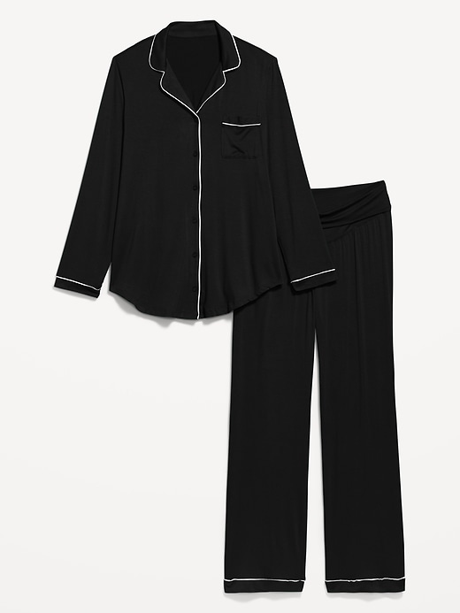 Image number 4 showing, Maternity Classic Pajama Set