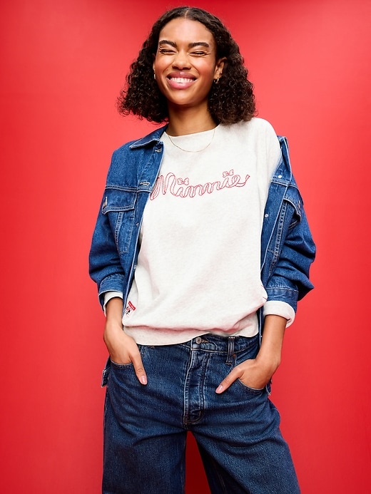 Image number 3 showing, Old Navy x Disney Minnie Mouse SoComfy Oversized Graphic Sweatshirt