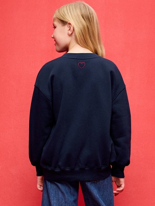 Image number 2 showing, Old Navy x Disney Oversized Minnie Mouse Embroidered Graphic Tunic Sweatshirt for Girls