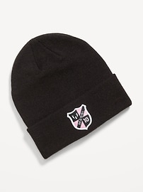 Image number 1 showing, Messi™ Wide-Cuff Ribbed Beanie for Boys