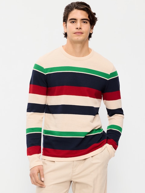Long-Sleeve Striped T-Shirt