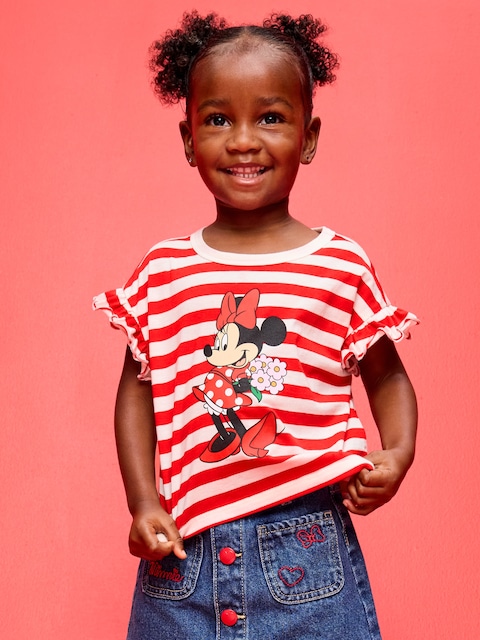 Old Navy x Disney Minnie Mouse Ruffle-Sleeve T-Shirt for Toddler Girls