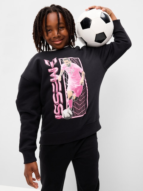 Messi™ Oversized Crew-Neck Graphic Sweatshirt for Boys