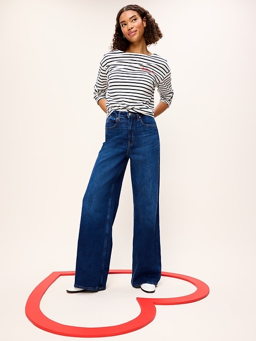 Image number 3 showing, Old Navy x Disney Minnie Mouse Long-Sleeve Mariner T-Shirt for Women