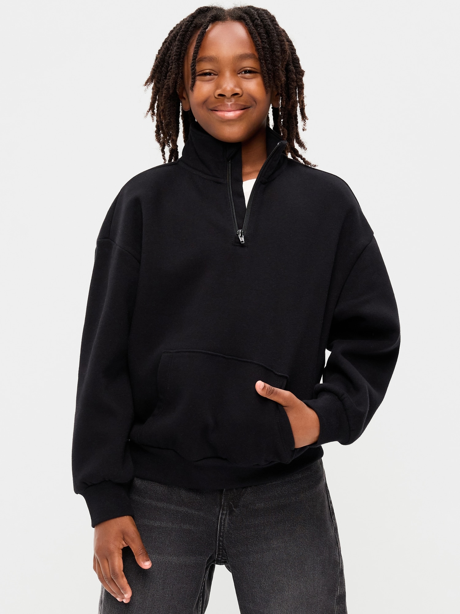 Favorite Fleece Oversized Quarter-Zip for Boys
