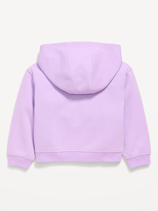 Image number 2 showing, Oversized Dynamic Fleece Full-Zip Hoodie for Toddler Girls