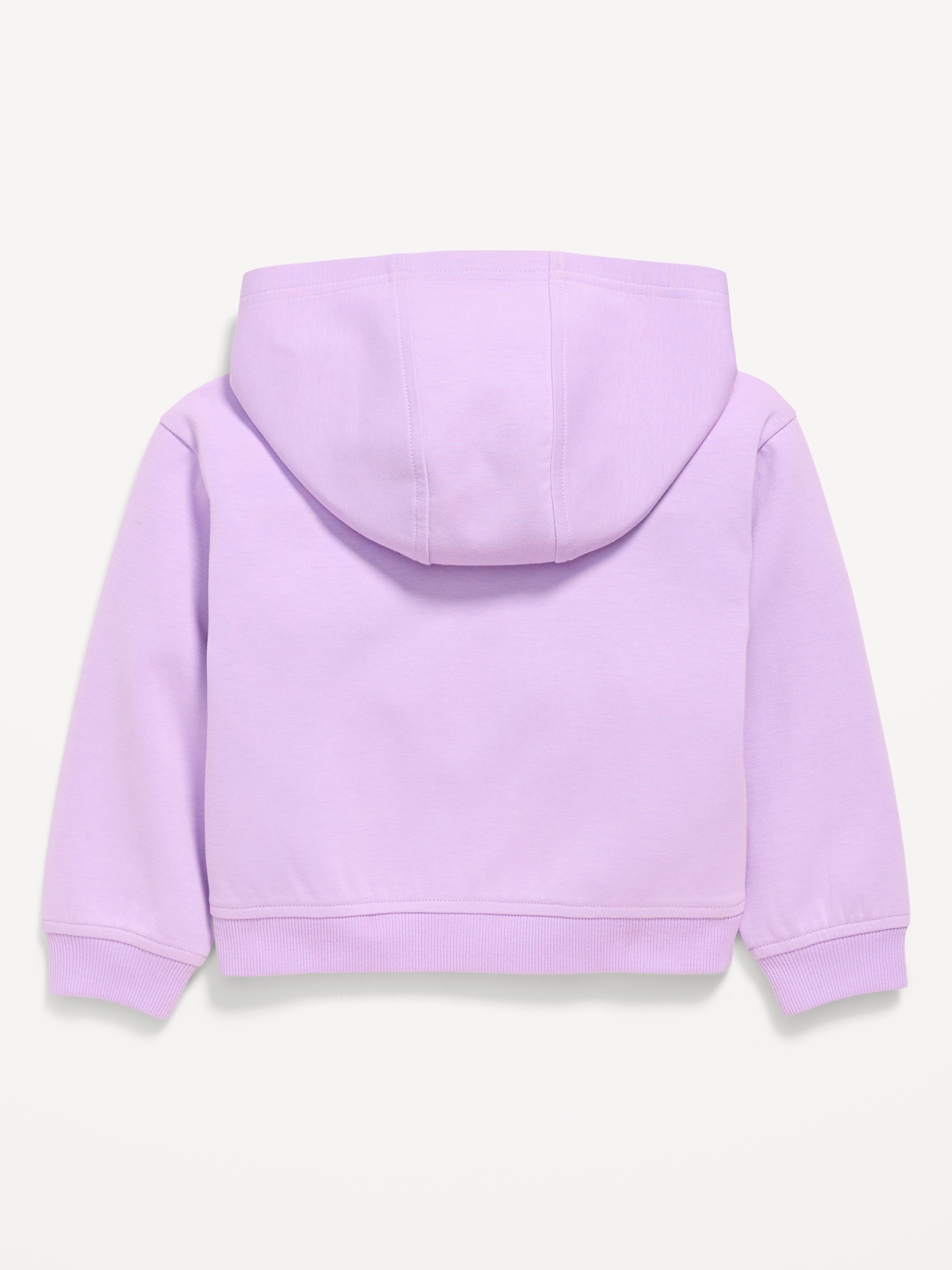 Oversized Dynamic Fleece Full-Zip Hoodie for Toddler Girls