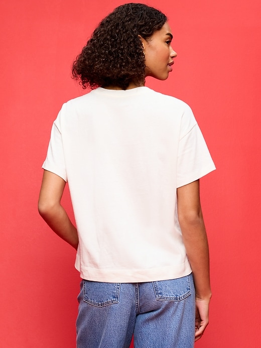 Image number 2 showing, Old Navy x Disney Minnie Mouse Logo-Graphic Vintage T-Shirt for Women