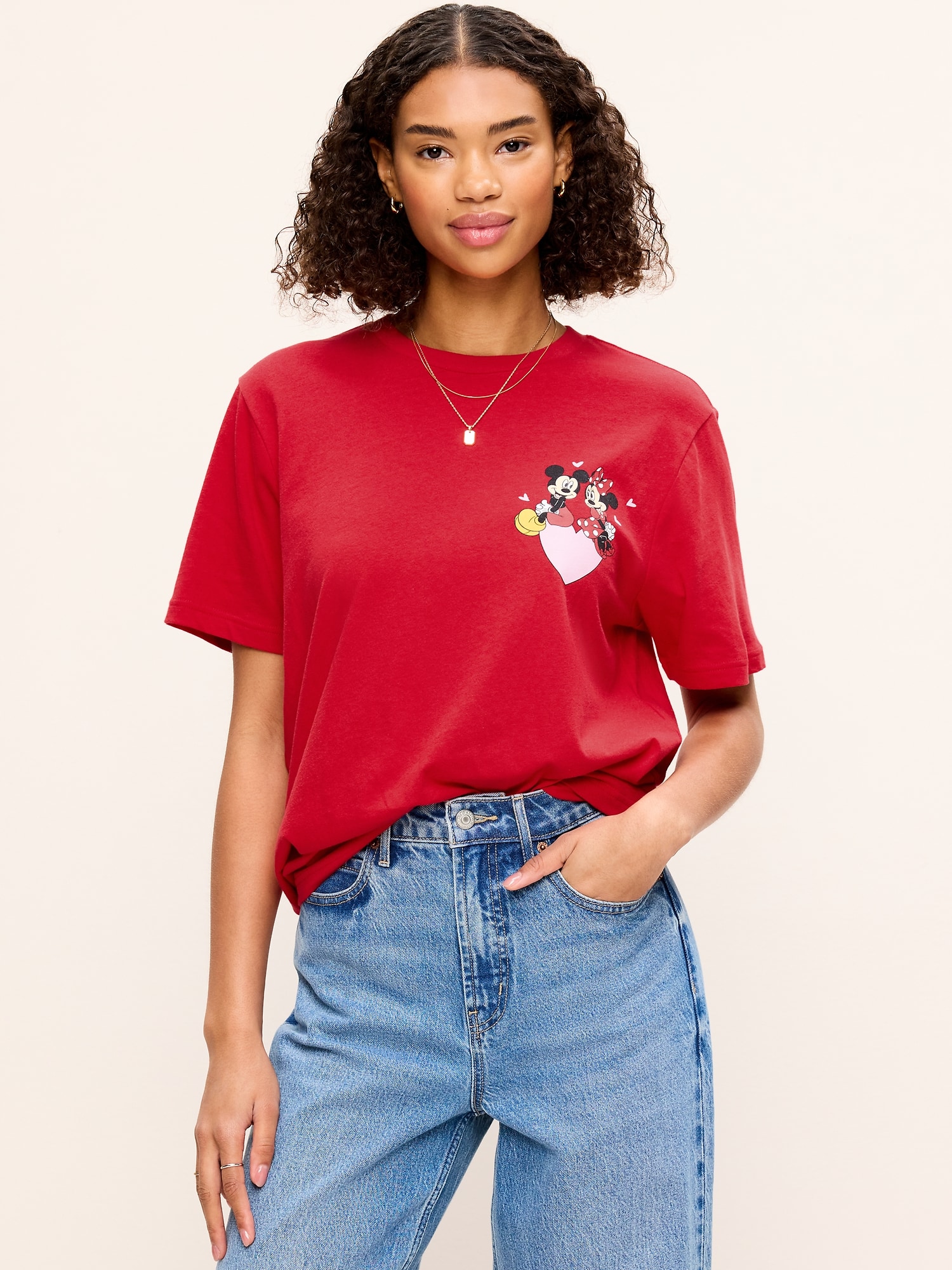 Old Navy x Disney Mickey Mouse & Minnie Mouse T-Shirt for Adults