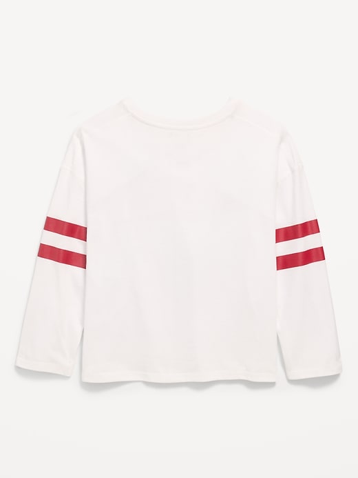 Image number 3 showing, Cinnamoroll™ V-Neck Graphic T-Shirt for Girls