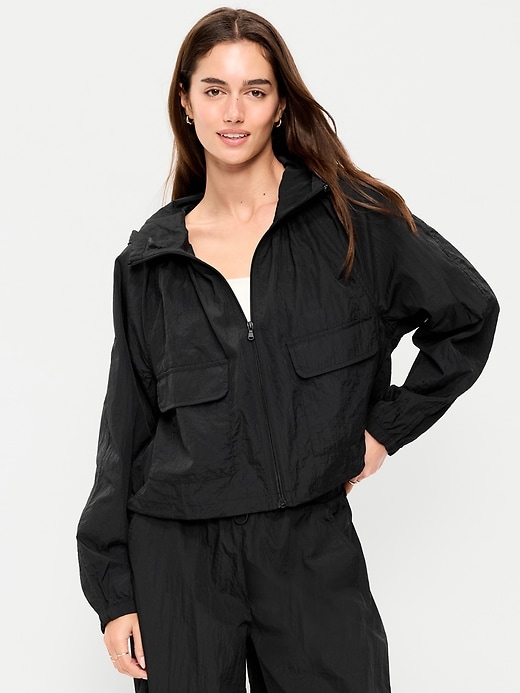 Image number 1 showing, Full-Zip Windbreaker