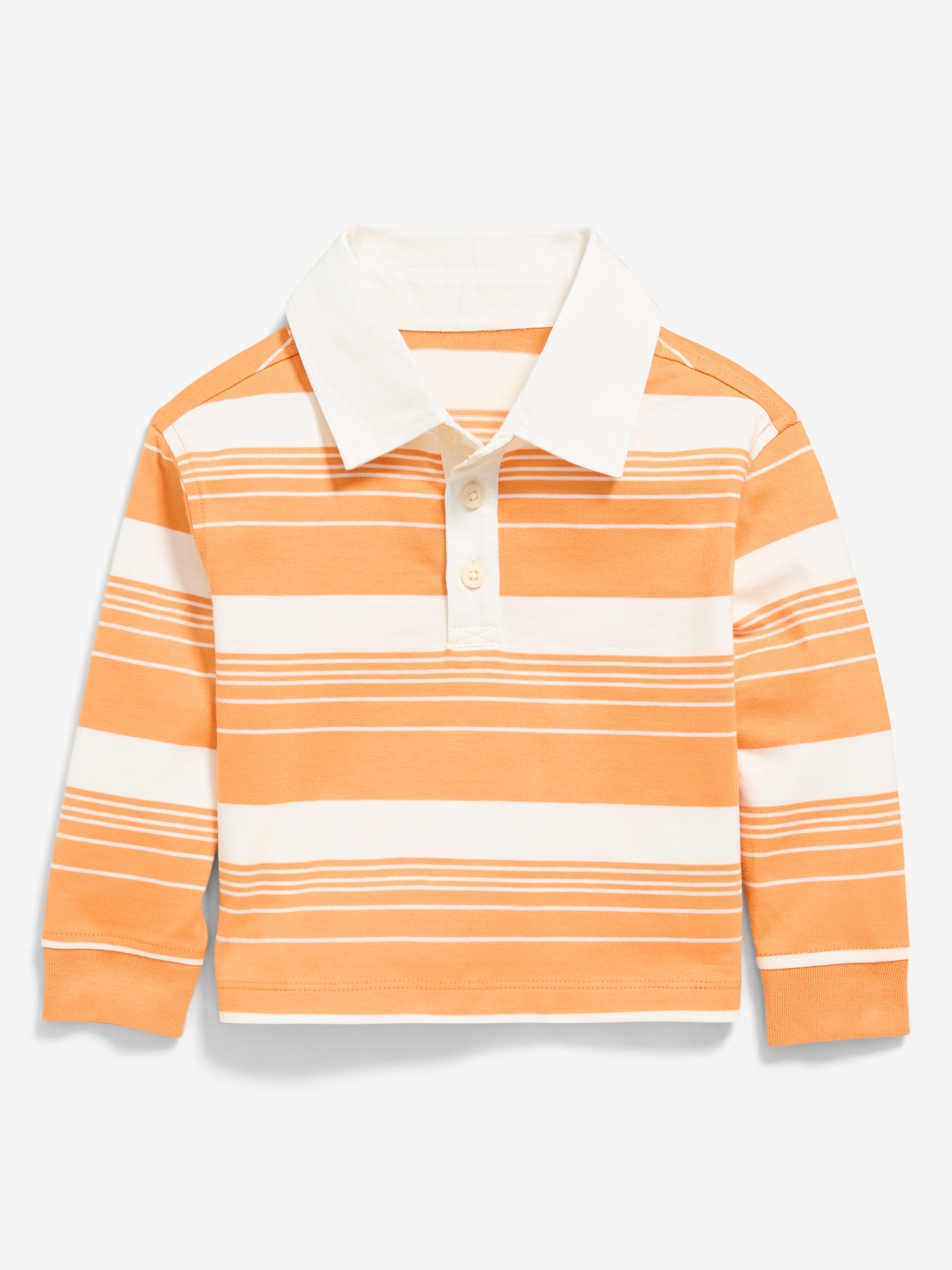 Unisex Oversized Boxy-Fit Long-Sleeve Rugby Shirt for Toddler