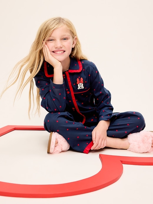 Image number 1 showing, Old Navy x Disney Minnie Mouse Pajama Set for Girls