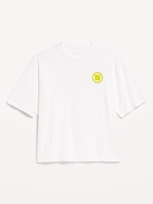 Image number 4 showing, Heavyweight Graphic Cropped T-Shirt