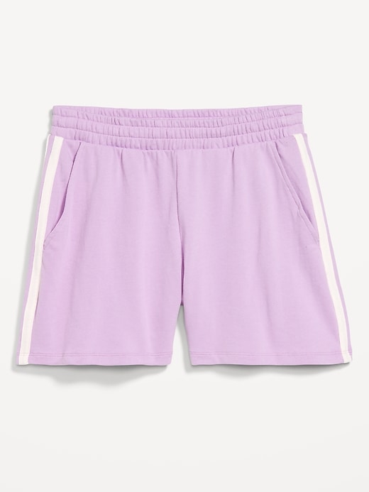 Image number 5 showing, High-Waisted Pull-On Shorts -- 5-inch inseam