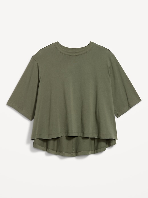 Image number 4 showing, Short-Sleeve Trapeze T-Shirt