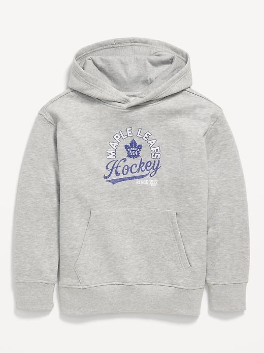 Image number 2 showing, NHL Graphic Gender-Neutral Hoodie for Kids