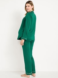 Image number 2 showing, Maternity Classic Pajama Set