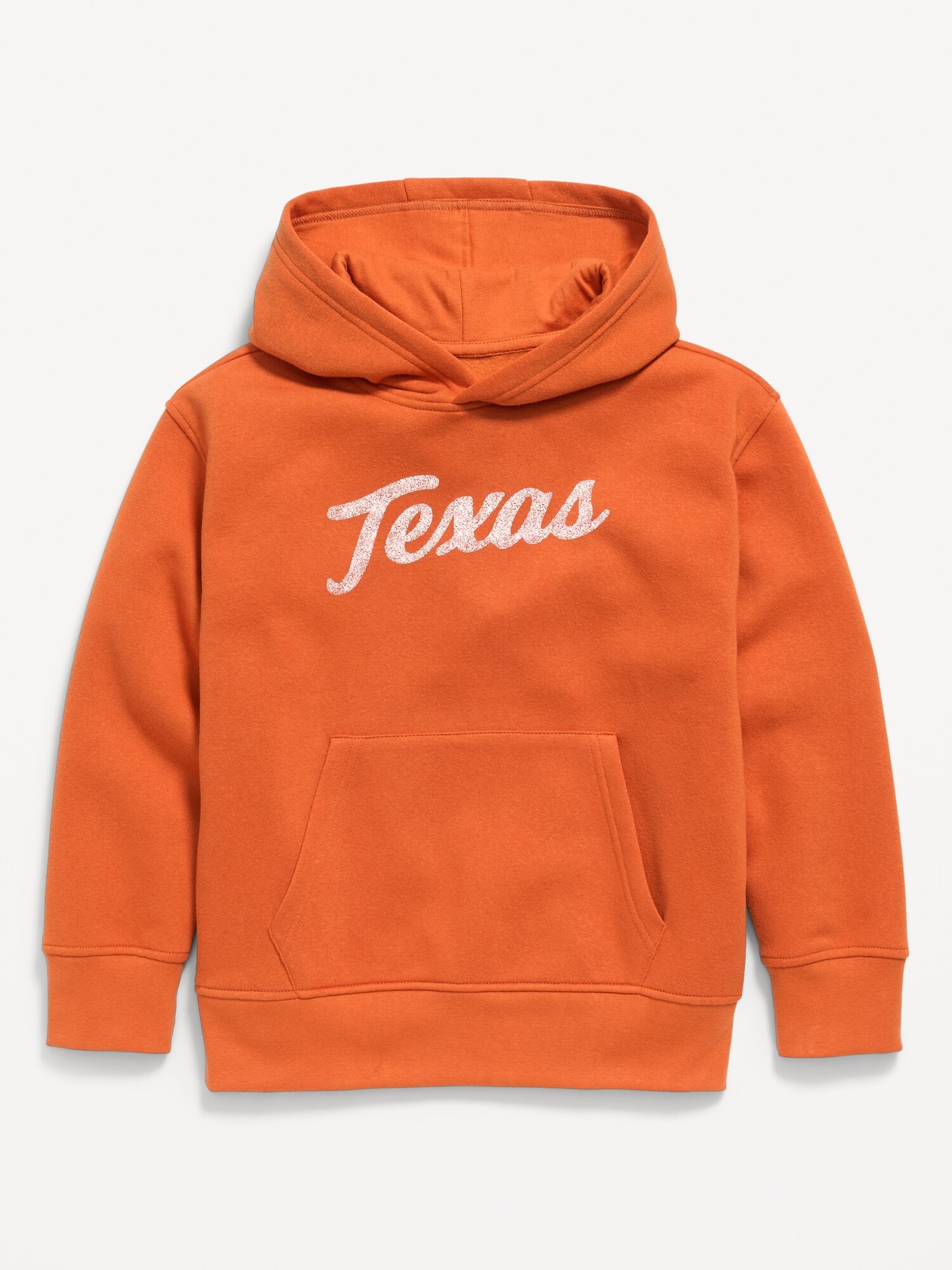 Детское худи Old Navy College Graphic Gender-Neutral, цвет: Оранжевый — фото 2