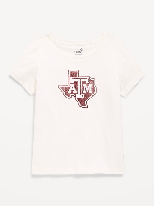 Image number 1 showing, College Graphic T-Shirt for Girls