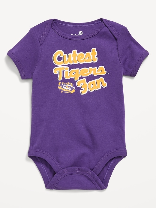 Image number 1 showing, College Graphic Bodysuit for Baby