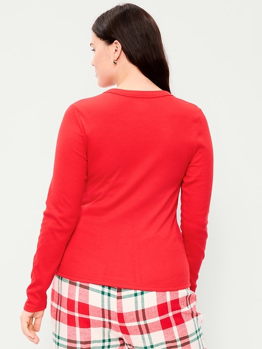 Image number 6 showing, Snug Long-Sleeve Crew-Neck T-Shirt