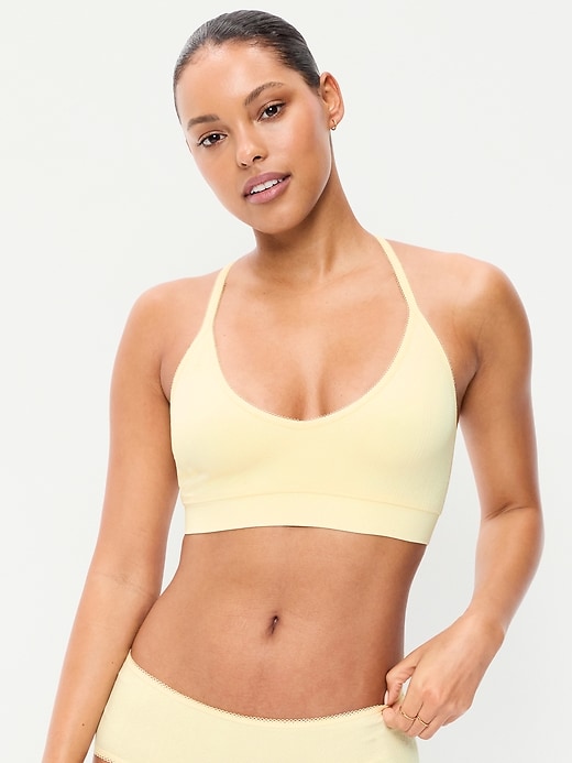 Image number 1 showing, Seamless Racerback Bralette