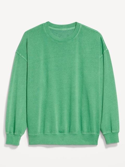 Oversized Crew-Neck Sweatshirt
