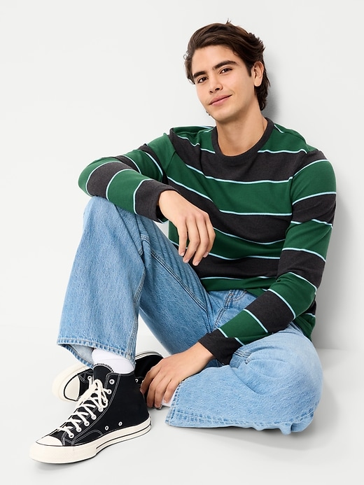 Image number 3 showing, Long-Sleeve Striped T-Shirt