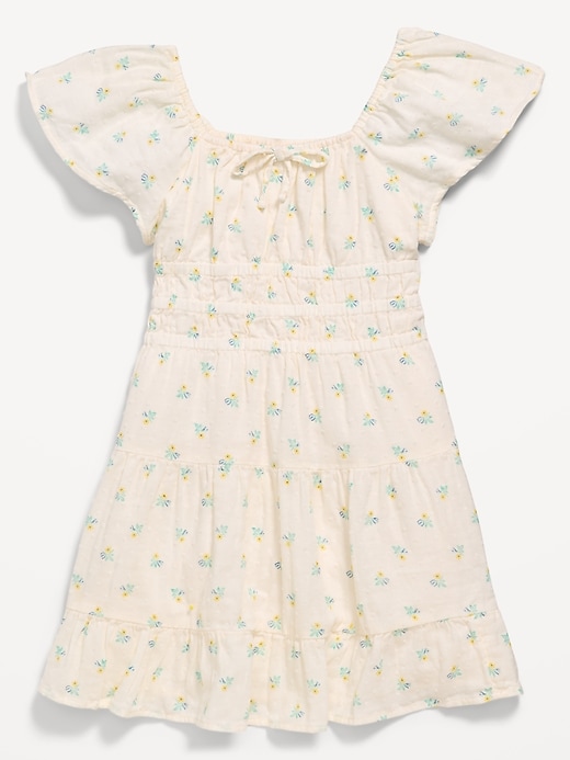 Image number 3 showing, Printed Short-Sleeve Fit & Flare Dress for Girls