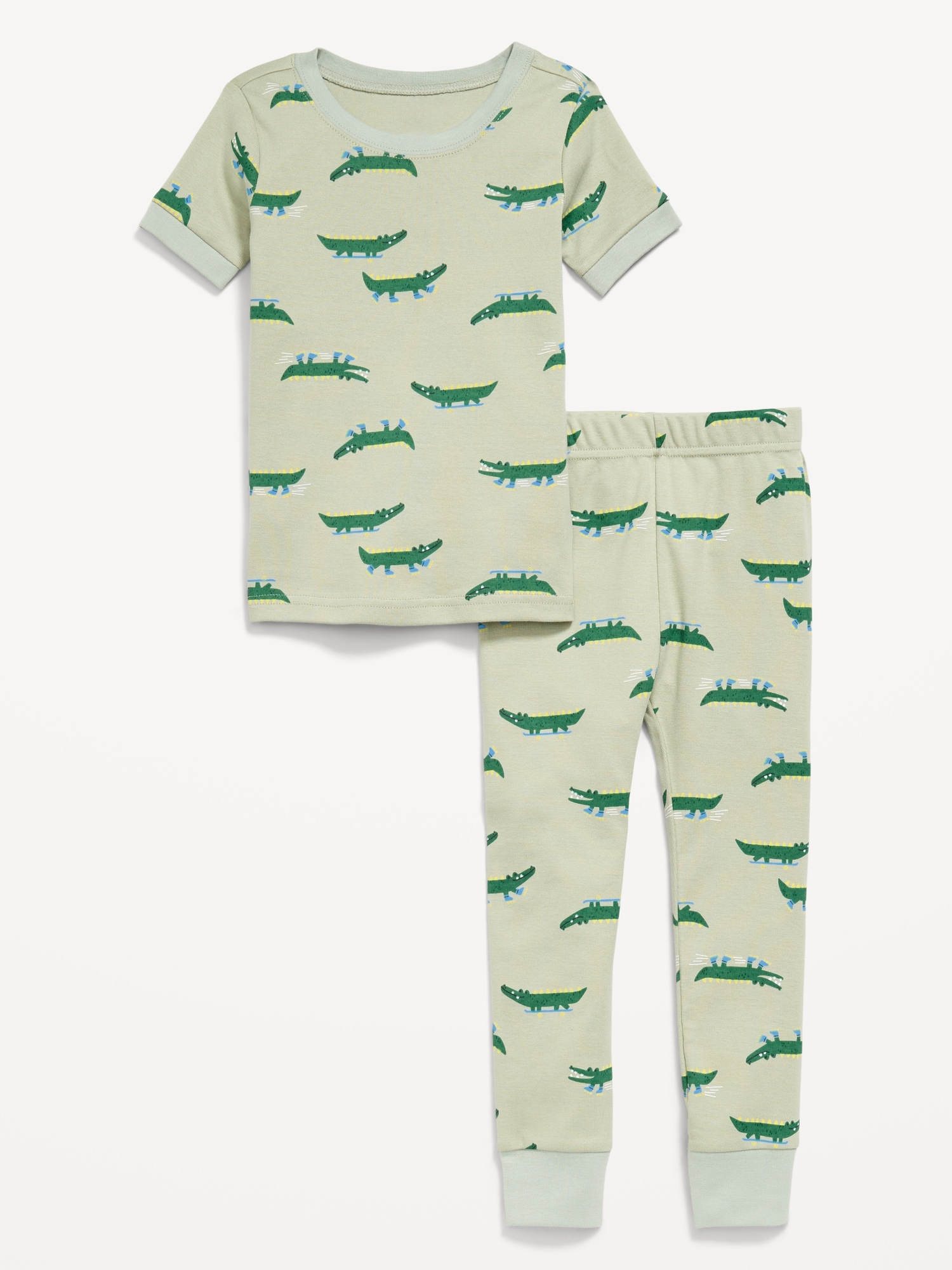 Snug-Fit Graphic Pajama Set for Toddler & Baby