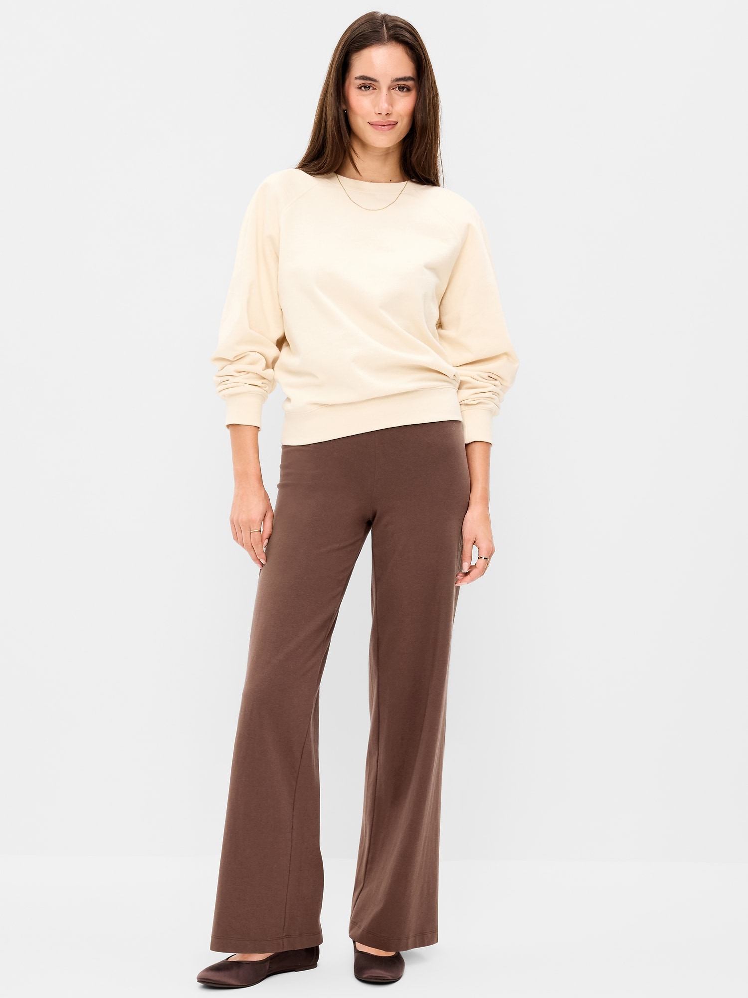 High-Waisted Wide-Leg Leggings, 58% Off