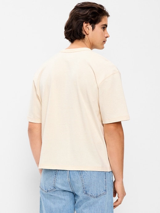 Image number 2 showing, Garment-Dyed Heavyweight Cropped T-Shirt