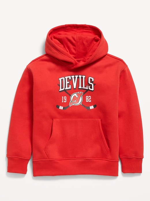 Image number 1 showing, NHL Graphic Gender-Neutral Hoodie for Kids