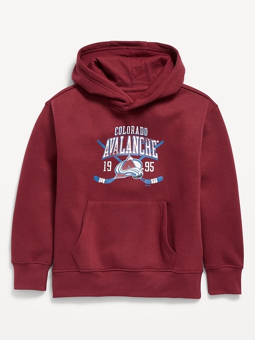 Image number 1 showing, NHL Graphic Gender-Neutral Hoodie for Kids