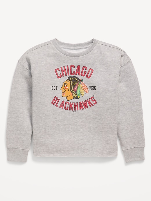Image number 1 showing, NHL Graphic Sweatshirt for Girls