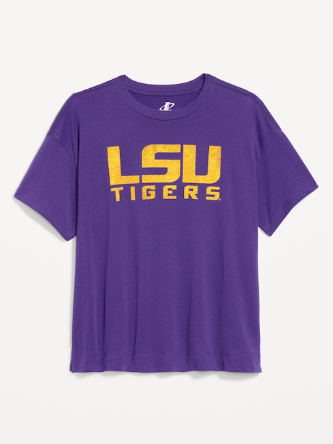 College Crew-Neck T-Shirt for Women