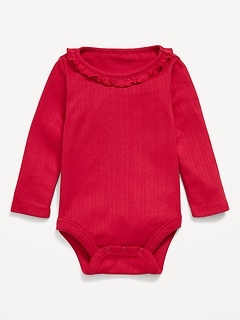 Cozy-Knit Long-Sleeve Bodysuit for Baby