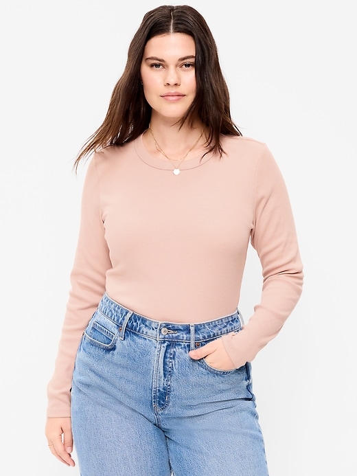 Image number 5 showing, Snug Long-Sleeve Crew-Neck T-Shirt