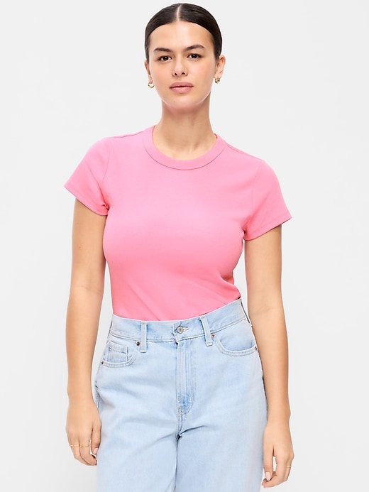 Image number 5 showing, Snug Crop T-Shirt