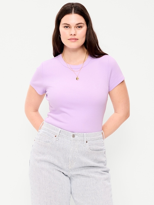 Image number 5 showing, Snug Crop T-Shirt
