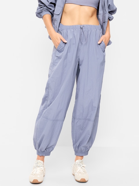 Pull-On Bubble Windbreaker Pants