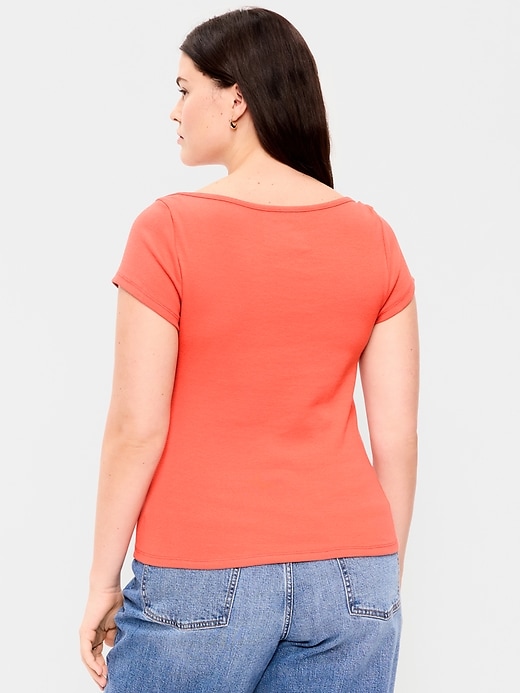 Image number 6 showing, Snug Boatneck T-Shirt