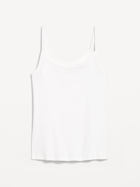Rib-Knit Cami Tank Top