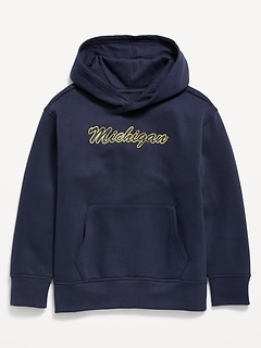 College Graphic Gender-Neutral Hoodie for Kids