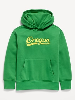College Graphic Gender-Neutral Hoodie for Kids