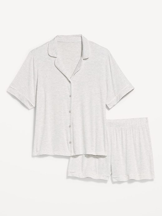 Image number 4 showing, Sunday Sleep Knit Jersey Short Set